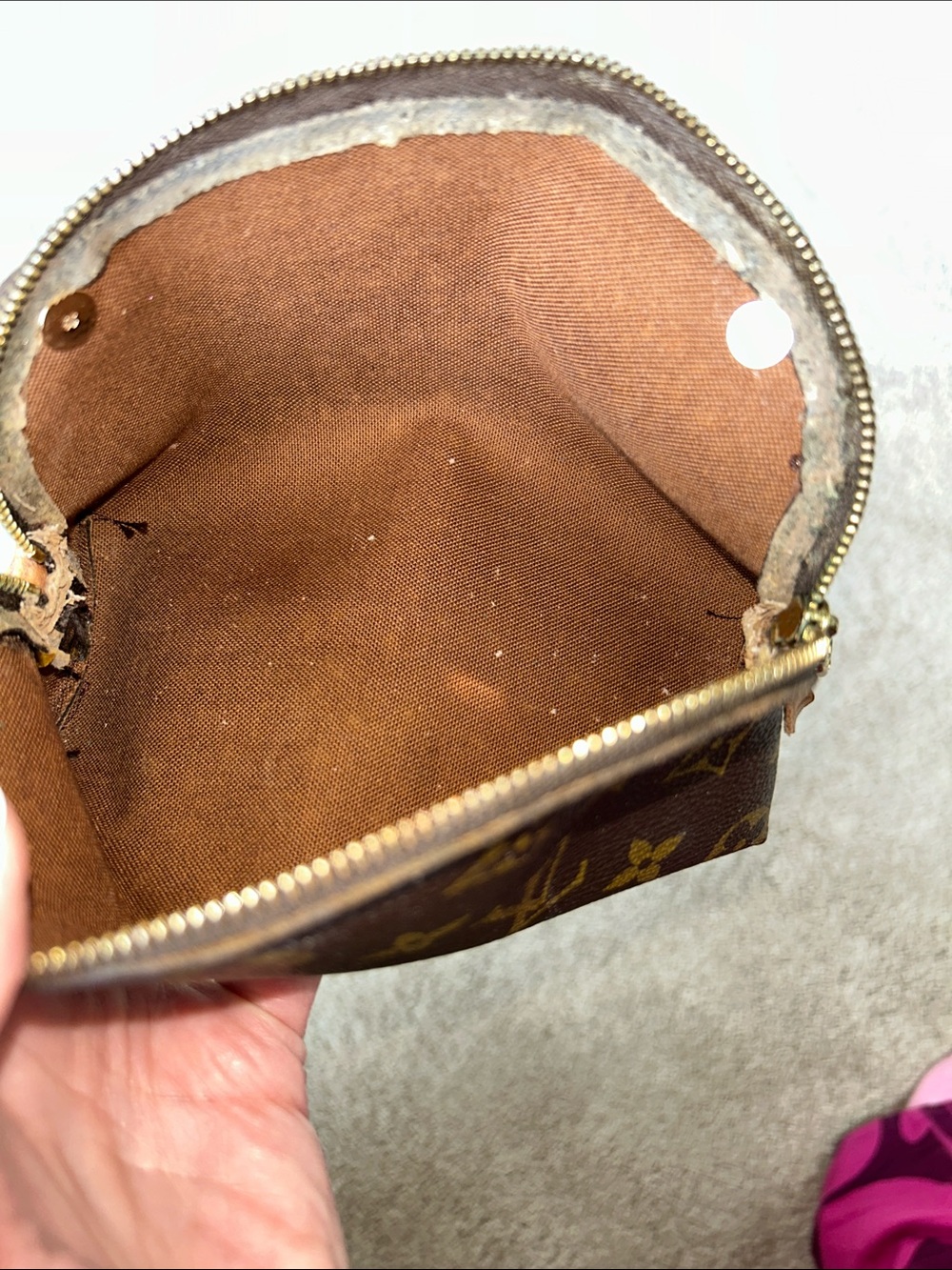 Louis Vuitton Monogram Mini Pochette with Pearl Flower Charm - Picture 10 of 16
